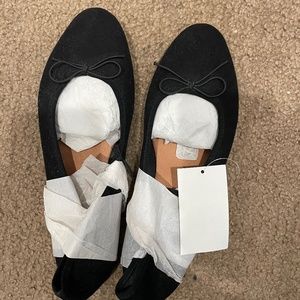 H&M Black Flat Shoes